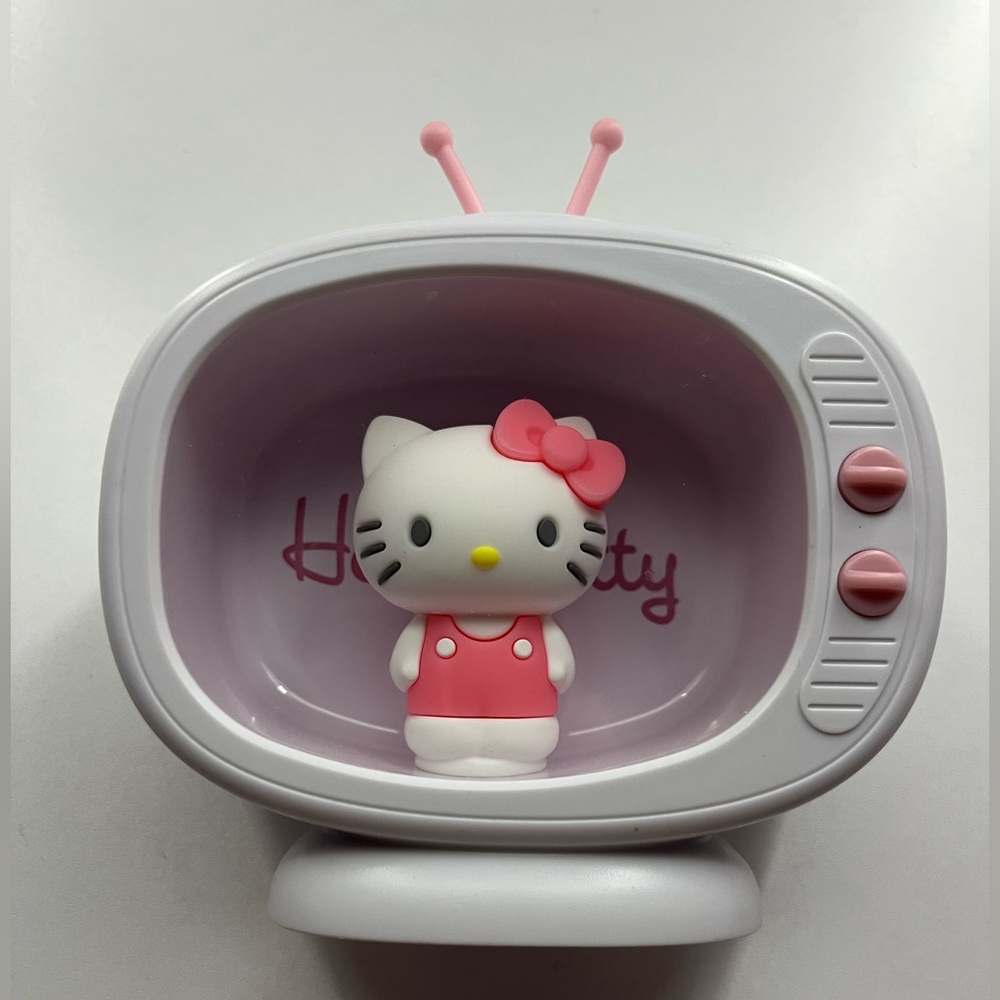 Hello Kitty Pink and White Figurine